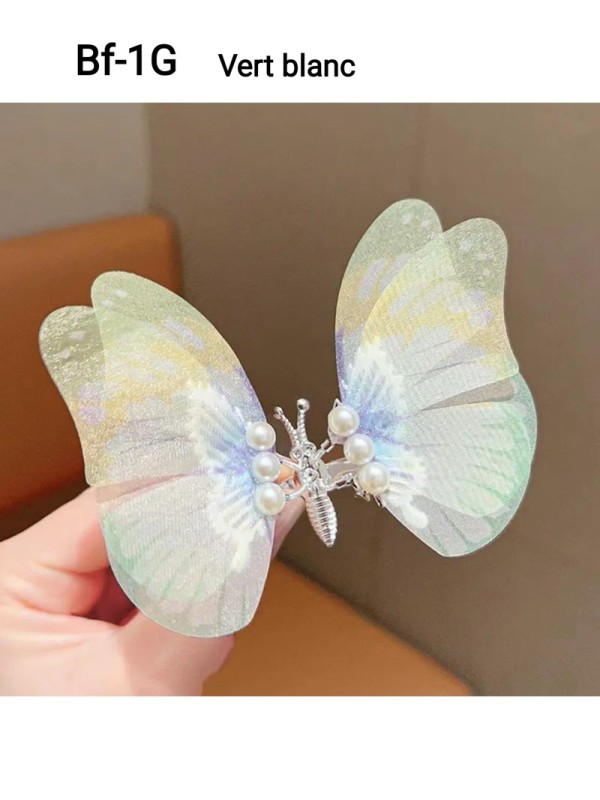 Bandeau Bf-1  2024 New Beautiful Butterfly Hair Clip, Multi-Color and Cute Hair Clip For Children