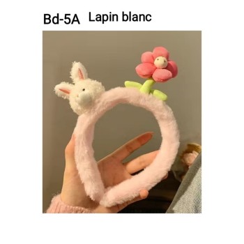 Bandeau Bd-5  2024 Nouveau Mignon Bandeau, Laver le Visage Multiple Style Bandeau Pour Enfants et Femmes