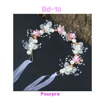 Bandeau Bd-10 - manigfique couronne de fleurs, pour mariage, costumes, décoration Serre-tête enfants et adultes