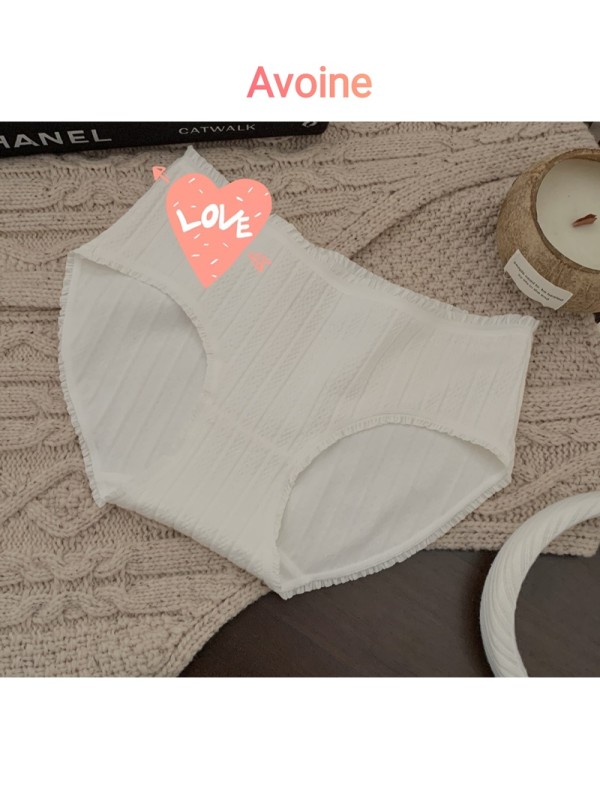 Women Underwear FC-1   Very good Quality And Comfort Soft Raw Cottons, White Cotton Panties Antibacterials For Women