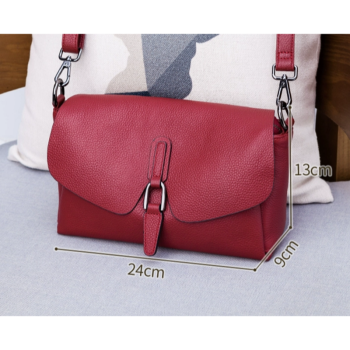 Sac Femmes Sf-1 Nouveauté: Sac en cuir véritable, flexible, pour port croisé, polyvalent