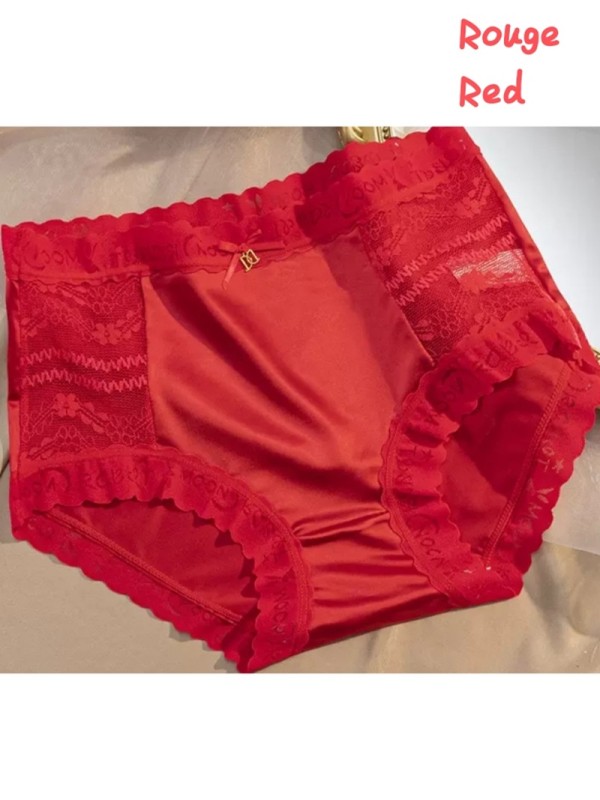 Women Underwears FC-5   Comfort and Soft Ice Silk Panties, Breathable and Antibacterial Middle Waist Underwears For Women