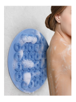 Bath Artifact  BA-1   Back Rubs Artifact, Bath Rubbing Artifact,Bath Brush Sticker Wall Rubbing Back Bath Mat ,Silicone Bath Massage Rubbing Foot Pad