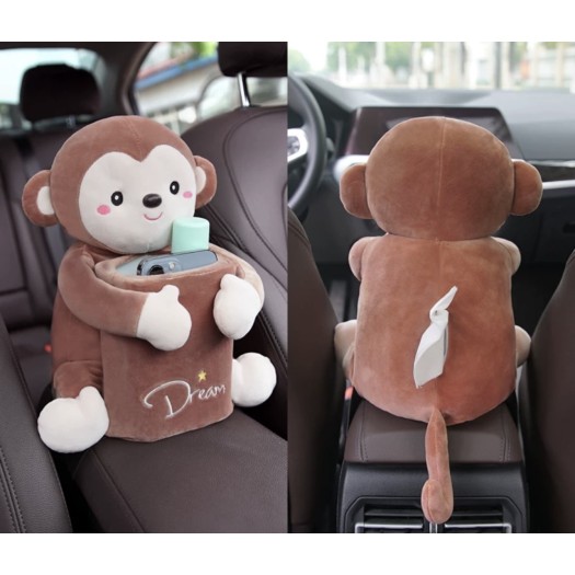 Tissue Box TB-3  Cute Cartoon Tissue Box , Animals Tissue Box Suspender For Car