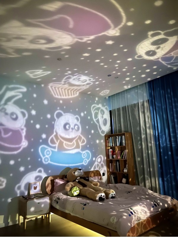 Veilleuse De Nuit BN-101  Bluetooth Et Motifs Films Projecteur Veilleuse de Nuit , La fête ,Chambre bébé Et Dormir Veilleuse de Nuit Pour Enfants Et Adultes