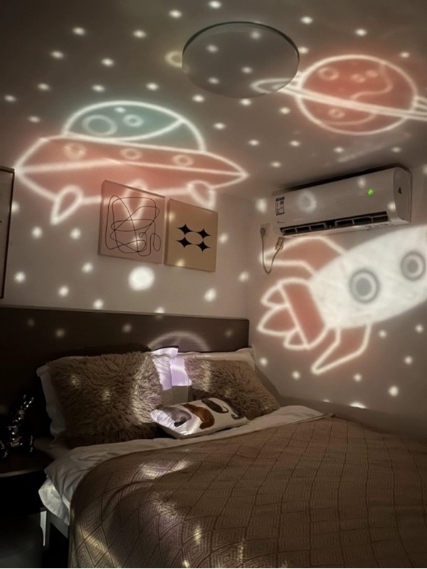 Veilleuse De Nuit BN-101  Bluetooth Et Motifs Films Projecteur Veilleuse de Nuit , La fête ,Chambre bébé Et Dormir Veilleuse de Nuit Pour Enfants Et Adultes