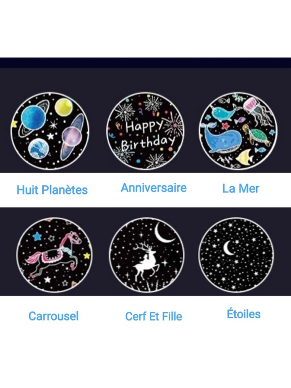 Veilleuse De Nuit BN-102  Musique Et Motifs Films Projecteur Veilleuse de Nuit , La fête ,Chambre bébé Et Dormir Veilleuse de Nuit Pour Enfants Et Adultes