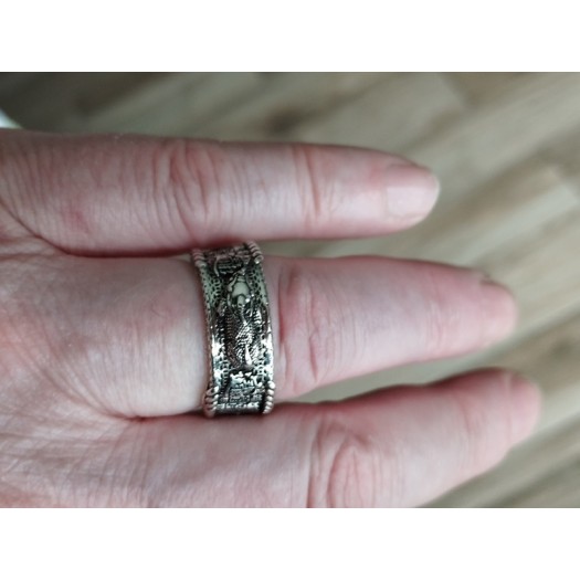 Männer Ring PiXiu BH-6  Feng Shui PiXiu Ring ,Vintage Ring Imitation Anti-Silber Look-Gothic chinesischer Ring für Männer