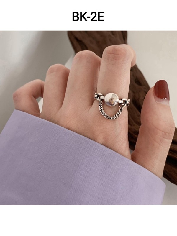 Ring BK-2 Very cool  Vintage mode ring without fading , Retro and fashionable for young girls