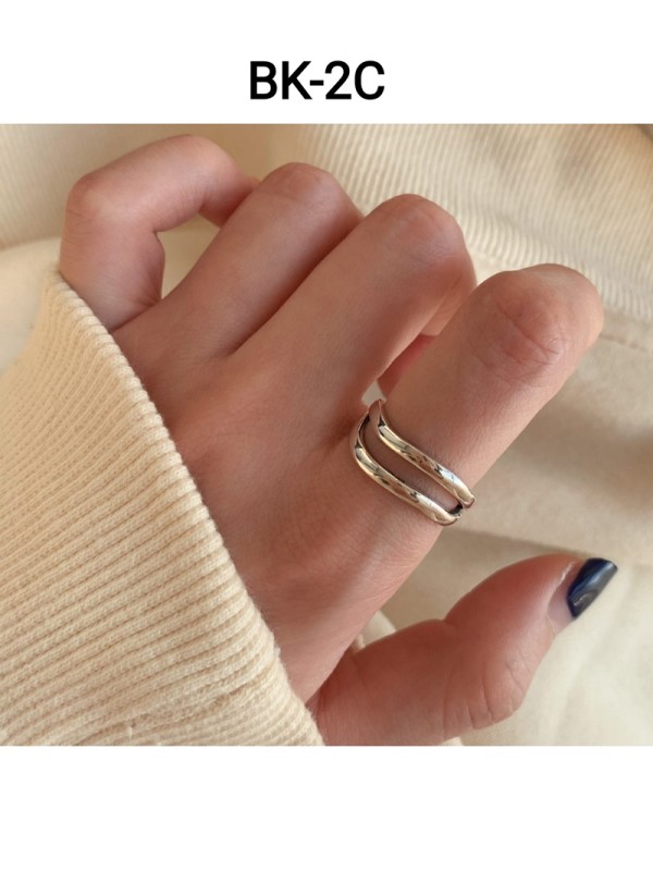 Ring BK-2 Very cool  Vintage mode ring without fading , Retro and fashionable for young girls