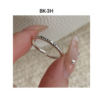 Bague BK-3  Très beau vintage bague Sans décoloré ,Rétro et mode bague pour Jeunes filles