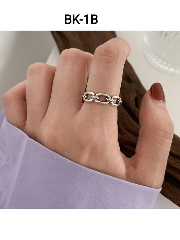 Ring BK-1 Very cool  Vintage mode ring without fading , Retro and fashionable for young girls