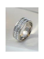 Ring BK-5A  Gorgeous Gypsophila Paniculata with Zircon ring, Tradition mode and Luxury ring for women and men  