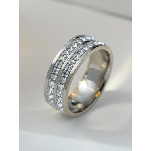 Ring BK-5A  Gorgeous Gypsophila Paniculata with Zircon ring, Tradition mode and Luxury ring for women and men  