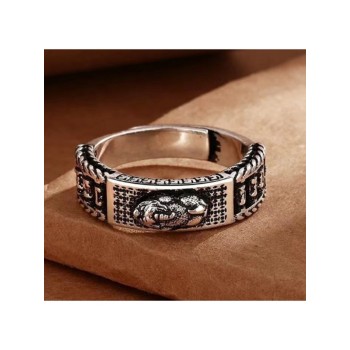 Femme Bague PiXiu BH-9  Feng Shui PiXiu Bague , Vintage Bague Imitation Anti-argent Look - gothic Chinoise Bague Pour Femmes