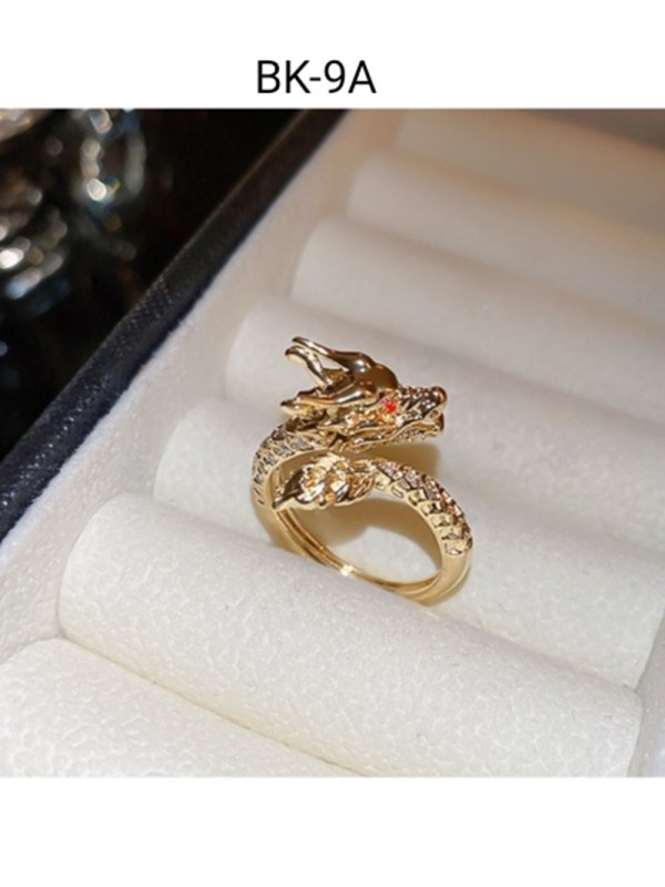 Ring BK-9  Manigfique Dragon Zircons Ring , Traditional Unique Mode Chinese Style Ring For Women