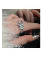 Ring BK-9  Manigfique Dragon Zircons Ring , Traditional Unique Mode Chinese Style Ring For Women