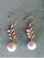 Earrings BE-2 Gorgeous Pearl Earrings without allergy, Color and traditional unique mode Chinese earrings for Women