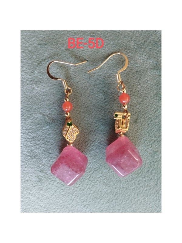 Earrings BE-5  Magnificent unique jade earrings without Allergy, color and traditional Chinese fashion style for women