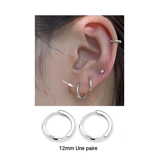 Boucle d'oreille BE-9A Sehr gut aussehende Ohrstecker High-Fashion Rand Ohrring Kunst für Frauen