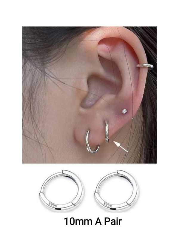 Boucle d'oreille BE-9A Sehr gut aussehende Ohrstecker High-Fashion Rand Ohrring Kunst für Frauen