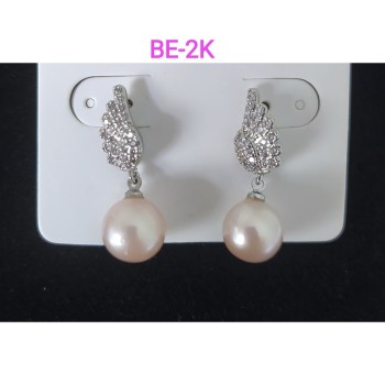 Boucle d'oreille BE-2M  Magnifique Perle Boucle D'oreille Sans Allergie, Couleur Et Tradition Unique Mode Chinois StyleBoucle D'oreille Pour Femmes