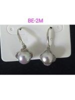 Earrings BE-2M  Gorgeous Pearl Earrings Without Allergy, Traditional Unique Chinese Fashion Style Earrings For Women