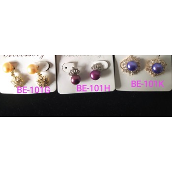 Boucle d'oreille BE-101A  Magnifique Perle Boucle D'oreille Sans Allergie, Couleur Et Tradition Unique Mode Chinois StyleBoucle D'oreille Pour Femmes