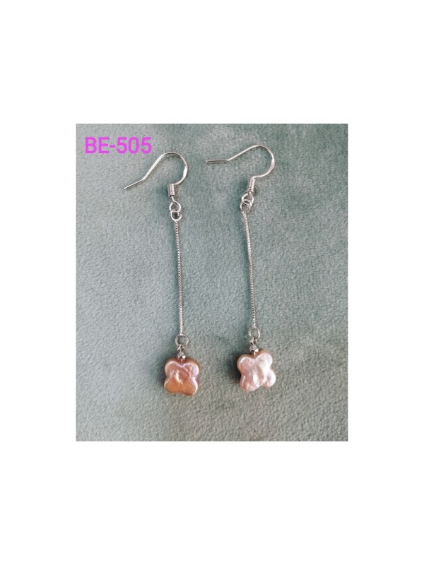 Boucle d\'oreille BE-505  Magnifique Perle Boucle D\'oreille Sans Allergie, Couleur Et Tradition Unique Mode Chinois StyleBoucle D\'oreille Pour Femmes