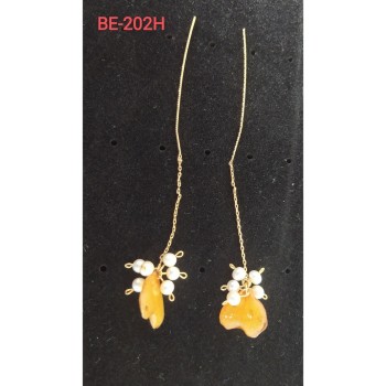 Boucle d'oreille BE-202A  Magnifique Perle Boucle D'oreille Sans Allergie, Couleur Et Tradition Unique Mode Chinois StyleBoucle D'oreille Pour Femmes