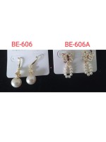 Earrings BE-606 Gorgeous Pearl Earrings Without Allergy, Traditional Unique Chinese Fashion Style Earrings For Women