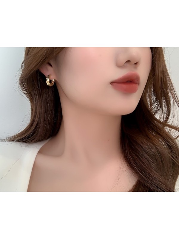 Boucle d'oreille BE-18    Magnifique Luxe Léger Et Polyvalent Boucle D\'oreilles, Figure Géométrique Boucle d\'oreille  Pour Femmes