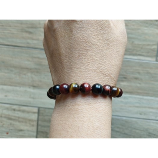 Bracelet BJ-10  Naturel Opale pierres bonne fortune chatoyant bracelet pour femme et homme