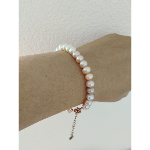 Bracelet BP-3  Culture Pearl white pearls Noble lucky white bracelet for woman 