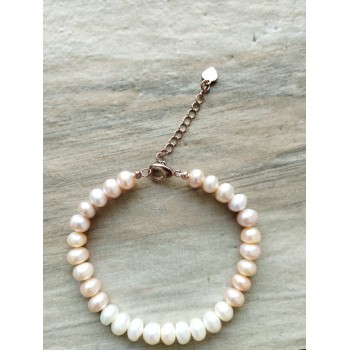 Bracelet BP-3  Culture Perle  d'élevage perle blanc Noble bonne fortune bracelet pour femme et homme