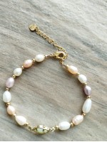 Bracelet BP-8  Culture Pearl Noble lucky white bracelet for woman