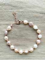 Bracelet BP-5  Culture Pearl Noble lucky white bracelet for woman 