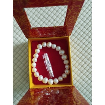 Bracelet BP-2   Culture perles blanche Noble et bonne santé bracelet pour femme