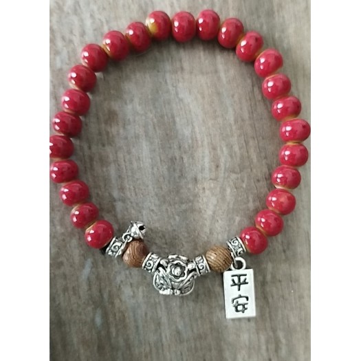 Bracelet  BT-5  Nouveau style amous bracelet Heureux et  bonne fortune chinois style bracelet pour femmes hommes et enfants