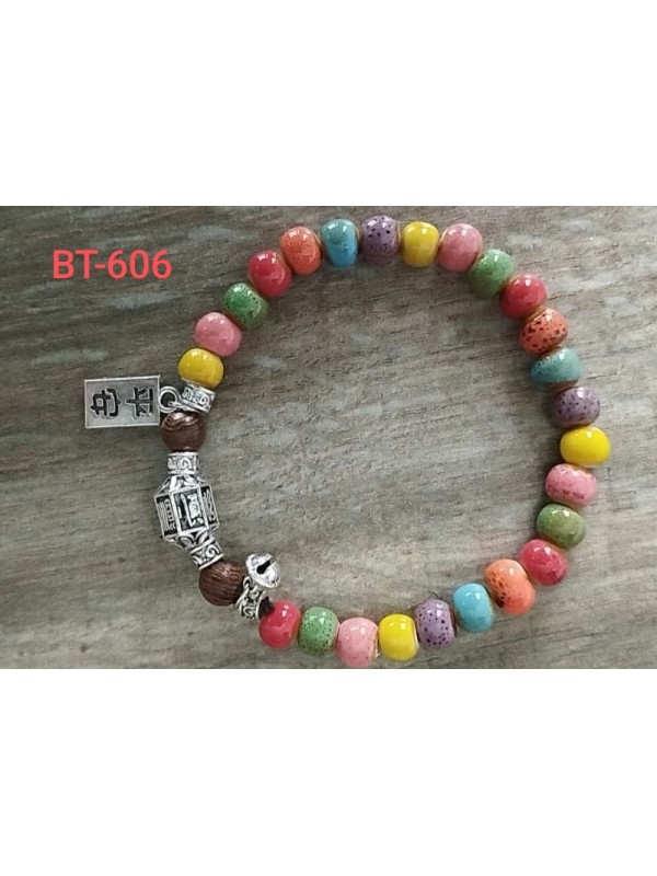 Bracelet  BT-6  Nouveau style amous bracelet Heureux et  bonne fortune chinois style bracelet pour femmes hommes et enfants