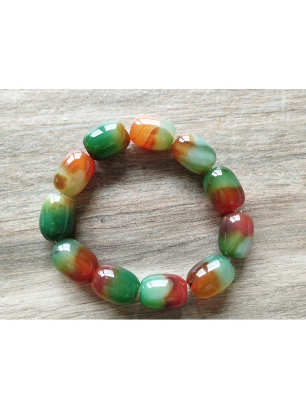 Bracelet BM-303 New Love Bracelet Green and Red Bracelet Good Luck Bracelet for Women and men