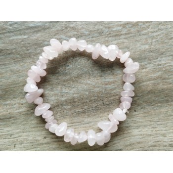 Bracelet BJ-13  Naturel crystal pierres rose crystal couleur douce et fraîcheur bracelet pour femme et jeunesses