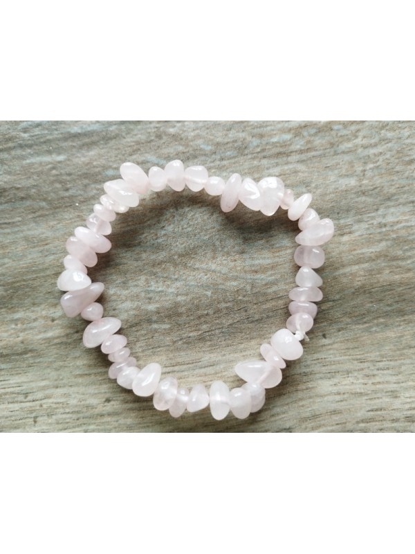 Bracelet BJ-13  Naturel crystal pierres rose crystal couleur douce et fraîcheur bracelet pour femme et jeunesses