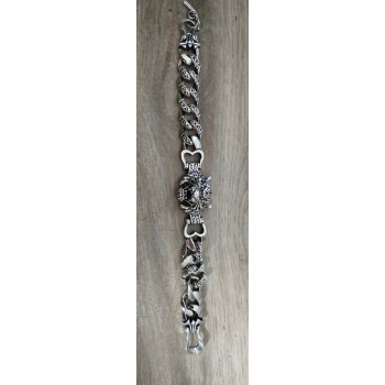 Bracelet  BG-1  Vintage nouveau Tigre bague Rétro et imitation anti-argent La formule mode bague pour hommes