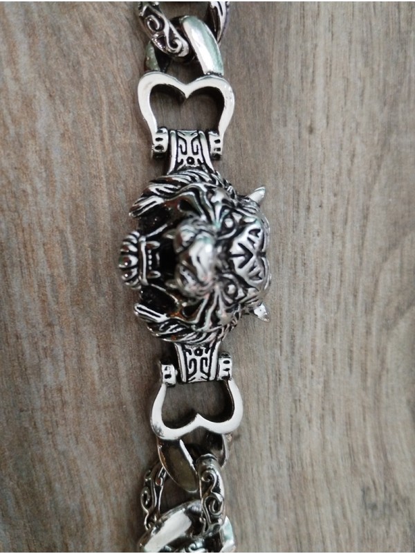 Bracelet  BG-1 Vintage New Tiger Ring Imitation Anti-Silver and  Retro trend ring for men