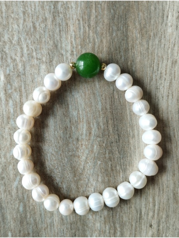 BP-13 culture pearl bracelet white noble et  good luck bracelet for women and men