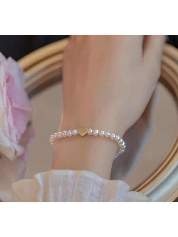 Bracelet BP-15   Very Pretty White Pearl Bracelet For Women