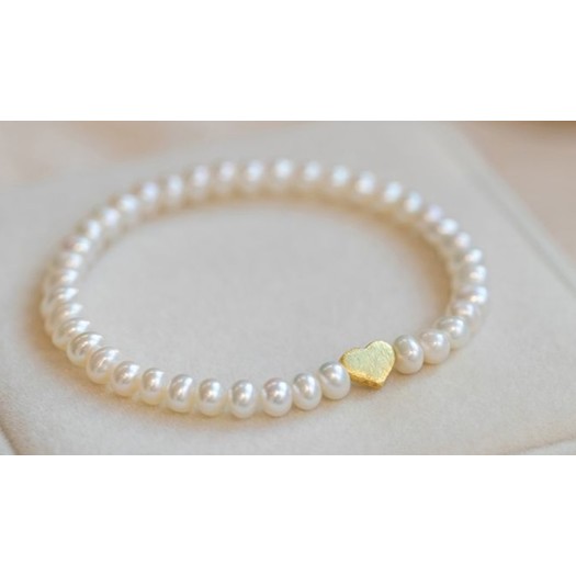 Bracelet BP-15  Très Joli Perles Blanche Bracelet  Pour Femme