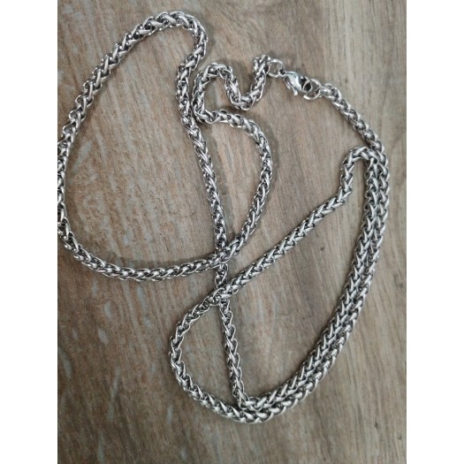 Collier BC-606  Un magnifique collier Rétro-argent, Un bon qualité mode quille collier pour femmes et hommes