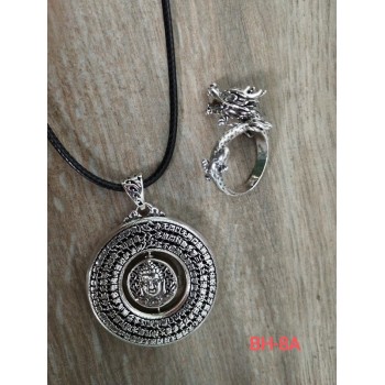 Collier BC-3  Vintage Bouddha collier Rétro et imitation anti-argent La formule unique mode collier pour femmes et hommes Collier BC-3  Vintage Bouddha collier Rétro et imitation anti-argent La formule unique mode collier pour femmes et hommes